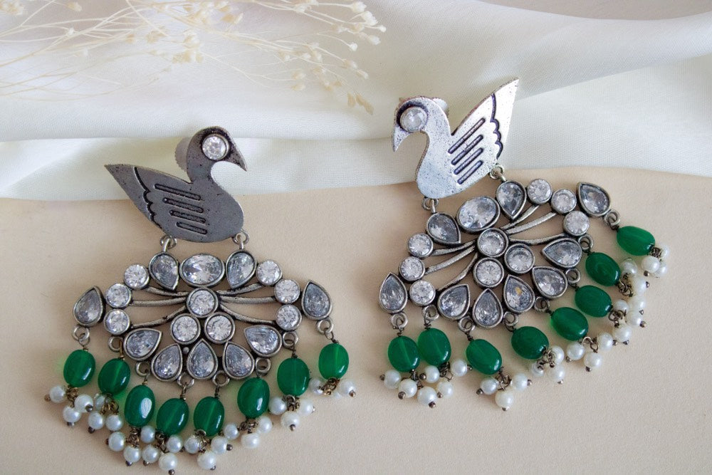 Swan Earrings